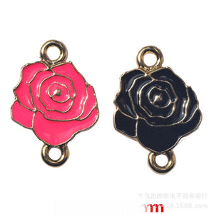 Zinc Alloy Rose Jewelry Findings Accessories for DIY Jewelry Making