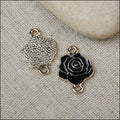 Zinc Alloy Rose Jewelry Findings Accessories for DIY Jewelry Making view 5