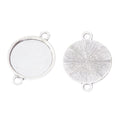 16mm Zinc Alloy Round Bezel Charm Pendant No.476977 for DIY Necklace Bracelet Jewelry Making view 3