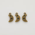 Zinc Alloy Moon Charm Pendant No.517444 for DIY Necklace Bracelet Jewelry Making view 2