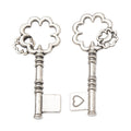 Zinc Alloy Key Charm Pendant No.337733 for DIY Necklace Bracelet Jewelry Making view 2