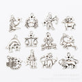 Zinc Alloy Zodiac Signs Charm Pendant No.128323 for DIY Necklace Bracelet Jewelry Making view 2