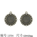 20mm Round Filigree Cabochon Tray Bezel Setting
