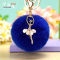 Ballerina and Palace Bell Plush Pom Pom Keychains in Twenty-Five Options view 11
