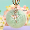 Ballerina and Palace Bell Plush Pom Pom Keychains in Twenty-Five Options view 8
