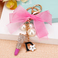 Lipstick, High Heel and Floral Charm Keychains in Eighteen Designs view 9