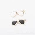 Zinc Alloy Glasses Charm Pendant for DIY Necklace Bracelet Jewelry Making view 5