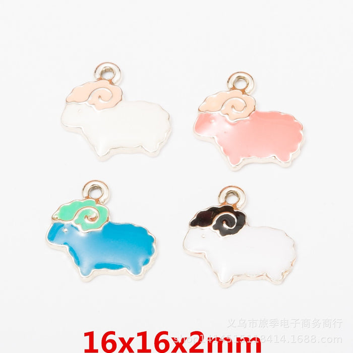 Zinc Alloy Sheep Charm Pendant for DIY Necklace Bracelet Jewelry Making