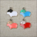 Zinc Alloy Sheep Charm Pendant for DIY Necklace Bracelet Jewelry Making view 2