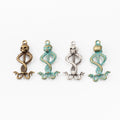 Zinc Alloy Skeleton Charm Pendant for DIY Necklace Bracelet Jewelry Making view 5