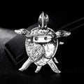 Black Silver Tone Turtle Shell Metal Brooch Pin for Jackets and Lapels view 5