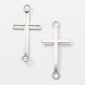 Zinc Alloy Cross Charm Pendant No.723453 for DIY Necklace Bracelet Jewelry Making view 3