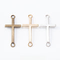 Zinc Alloy Cross Charm Pendant No.723453 for DIY Necklace Bracelet Jewelry Making view 1