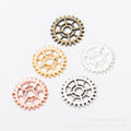 Zinc Alloy Gear Charm Pendant No.323281 for DIY Necklace Bracelet Jewelry Making view 5