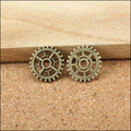 Zinc Alloy Gear Charm Pendant No.323281 for DIY Necklace Bracelet Jewelry Making view 3