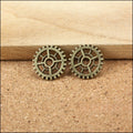 Zinc Alloy Gear Charm Pendant No.323281 for DIY Necklace Bracelet Jewelry Making view 4