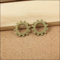 Zinc Alloy Gear Charm Pendant No.463706 for DIY Necklace Bracelet Jewelry Making view 2