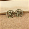 Zinc Alloy Gear Charm Pendant No.739136 for DIY Necklace Bracelet Jewelry Making view 2