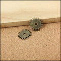 Zinc Alloy Gear Charm Pendant No.107421 for DIY Necklace Bracelet Jewelry Making view 3