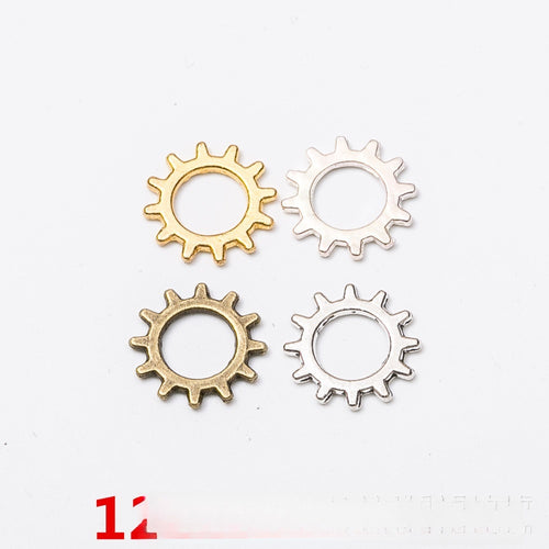 Zinc Alloy Gear Charm Pendant No.519028 for DIY Necklace Bracelet Jewelry Making
