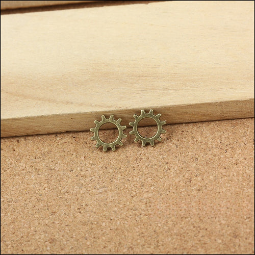 Zinc Alloy Gear Charm Pendant No.519028 for DIY Necklace Bracelet Jewelry Making