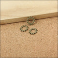 Zinc Alloy Gear Charm Pendant No.519028 for DIY Necklace Bracelet Jewelry Making view 3