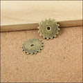 Zinc Alloy Gear Charm Pendant No.627038 for DIY Necklace Bracelet Jewelry Making view 3