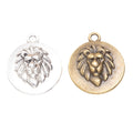 Zinc Alloy Lion Head Charm Pendant No.034606 for DIY Necklace Bracelet Jewelry Making view 4