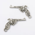 Zinc Alloy Gun Charm Pendant No.194516 for DIY Necklace Bracelet Jewelry Making view 3