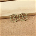 Zinc Alloy Gear Charm Pendant No.970734 for DIY Necklace Bracelet Jewelry Making view 2