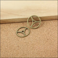 Zinc Alloy Gear Charm Pendant No.970734 for DIY Necklace Bracelet Jewelry Making view 3