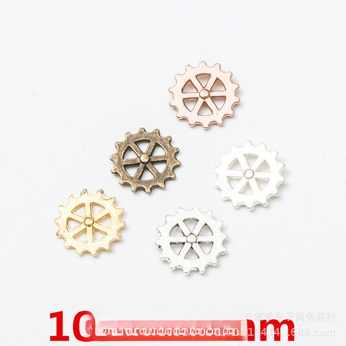 Zinc Alloy Gear Charm Pendant No.054267 for DIY Necklace Bracelet Jewelry Making