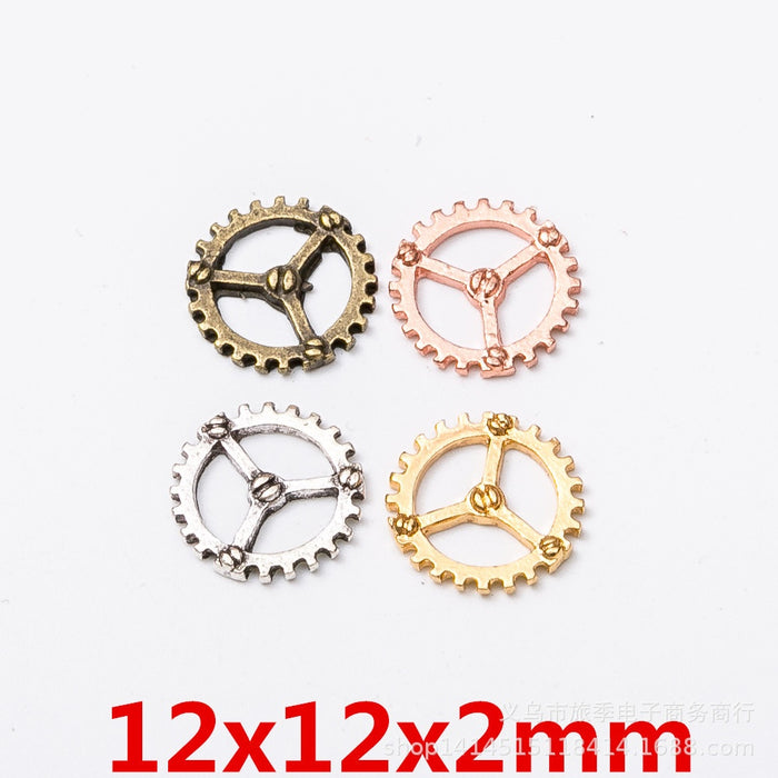 Zinc Alloy Gear Charm Pendant No.158176 for DIY Necklace Bracelet Jewelry Making