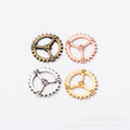 Zinc Alloy Gear Charm Pendant No.158176 for DIY Necklace Bracelet Jewelry Making view 5