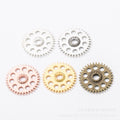 Zinc Alloy Gear Charm Pendant No.186348 for DIY Necklace Bracelet Jewelry Making view 5
