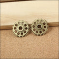Zinc Alloy Gear Charm Pendant No.186348 for DIY Necklace Bracelet Jewelry Making view 4