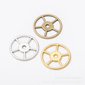 Zinc Alloy Gear Charm Pendant No.230296 for DIY Necklace Bracelet Jewelry Making view 5