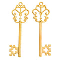 Zinc Alloy Crown Key Charm Pendant No.069265 for DIY Necklace Bracelet Jewelry Making view 4