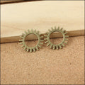 Zinc Alloy Gear Charm Pendant No.077732 for DIY Necklace Bracelet Jewelry Making view 2