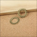 Zinc Alloy Gear Charm Pendant No.077732 for DIY Necklace Bracelet Jewelry Making view 3