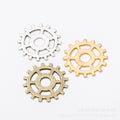Zinc Alloy Gear Charm Pendant No.349654 for DIY Necklace Bracelet Jewelry Making view 5