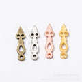 Zinc Alloy Gear Pin Charm Pendant for DIY Necklace Bracelet Jewelry Making view 5
