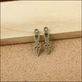 Zinc Alloy Gear Pin Charm Pendant for DIY Necklace Bracelet Jewelry Making view 2