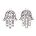 Zinc Alloy Hand Charm Pendant No.964937 for DIY Necklace Bracelet Jewelry Making view 3