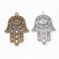 Zinc Alloy Hand Charm Pendant No.964937 for DIY Necklace Bracelet Jewelry Making view 1