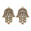 Zinc Alloy Hand Charm Pendant No.964937 for DIY Necklace Bracelet Jewelry Making view 4