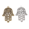 Zinc Alloy Hand Charm Pendant No.964937 for DIY Necklace Bracelet Jewelry Making view 2