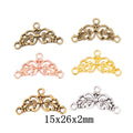 Zinc Alloy Flower Charm Pendant No.548998 for DIY Necklace Bracelet Jewelry Making view 1