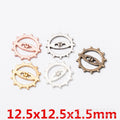 Zinc Alloy Gear Charm Pendant No.924238 for DIY Necklace Bracelet Jewelry Making view 1