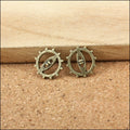 Zinc Alloy Gear Charm Pendant No.924238 for DIY Necklace Bracelet Jewelry Making view 2